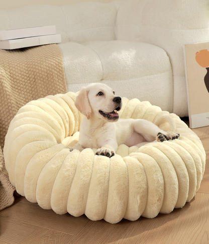 Nido Redondo de Felpa para Gatos y Perros