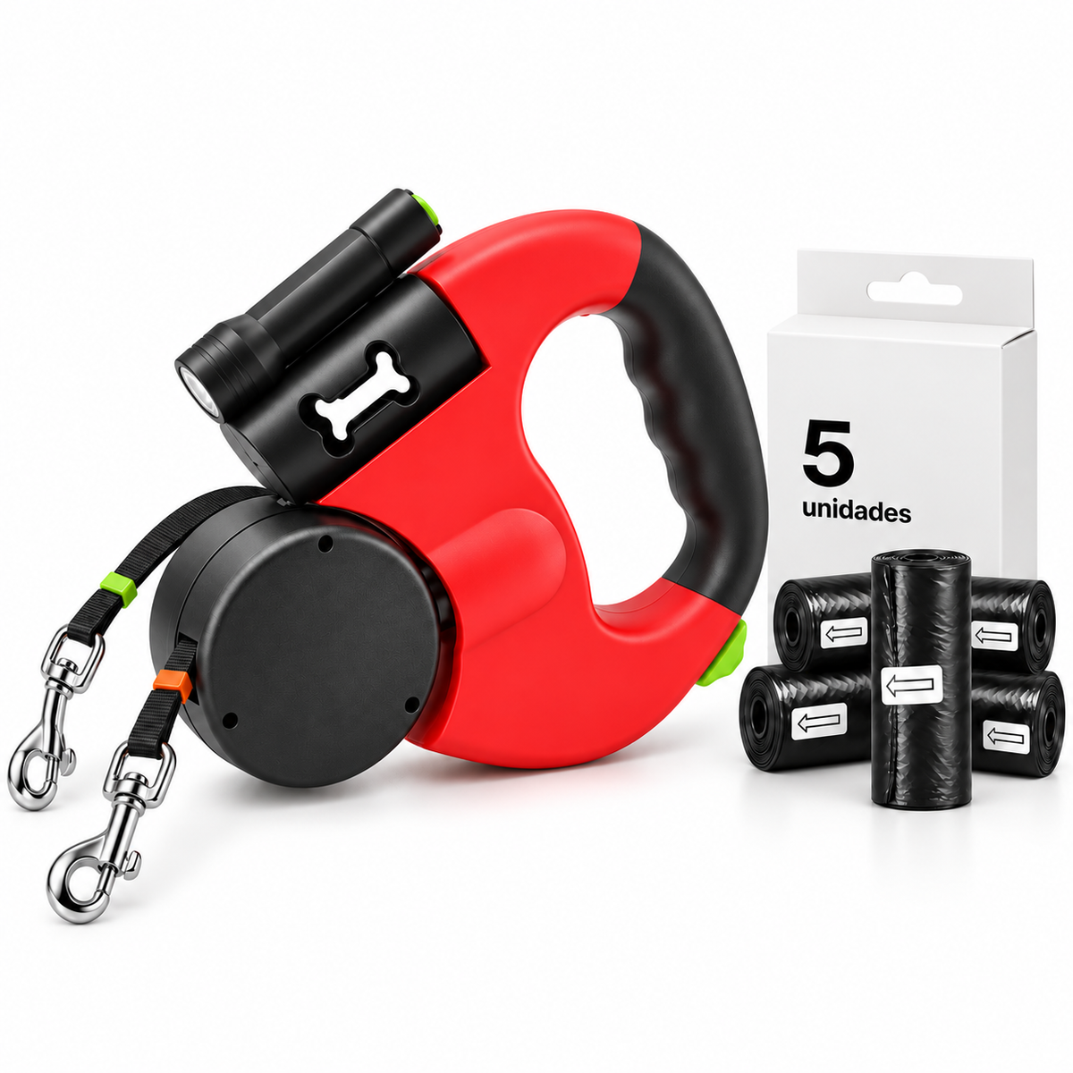 Pack Correa+Bolsas basura 5uds (GRATIS)