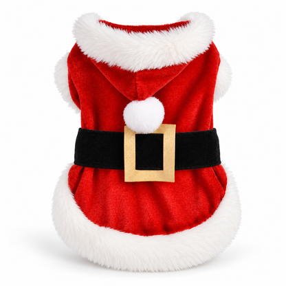 Disfraz de Navidad para Perros con Abrigo Encapuchado