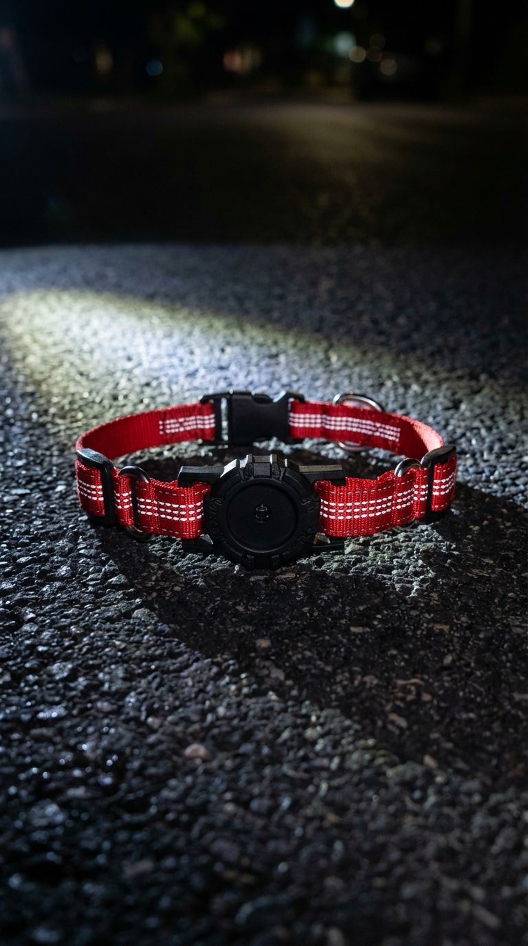 Anti-lost dog collar with positioning function