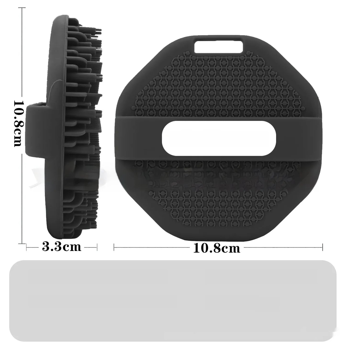 Polygon Silicone Bath Brush