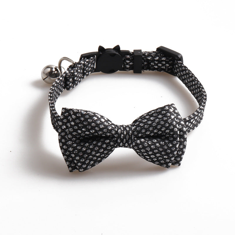 Collar Brillante con Lazo para Mascotas