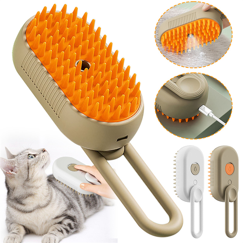 Cepillo Eléctrico 3 en 1 para Limpieza de Mascotas